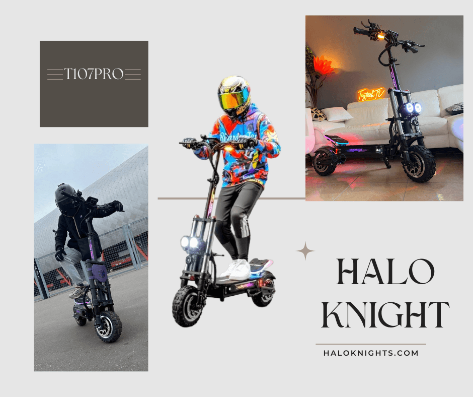 Best Electric Scooter for Heavy Adults (300–330 lbs): HALO KNIGHT T107Pro 2025 Review