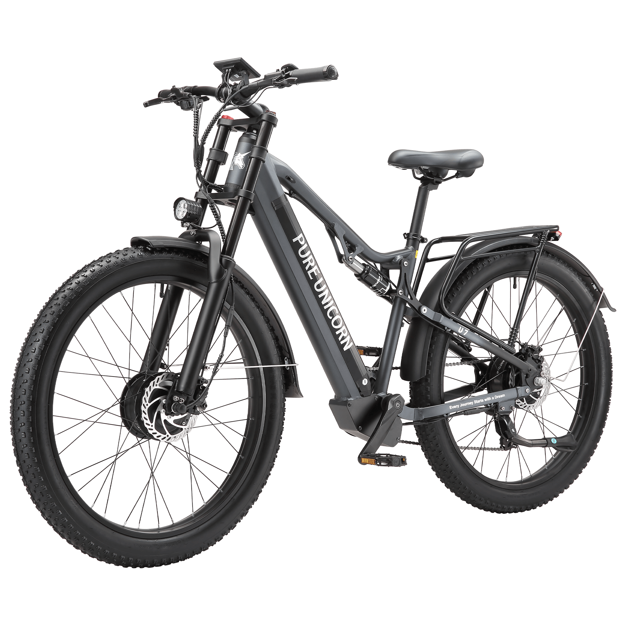 Pure Unicorn U7 48V 2000W 19.2AH bicicleta eléctrica de motor dual