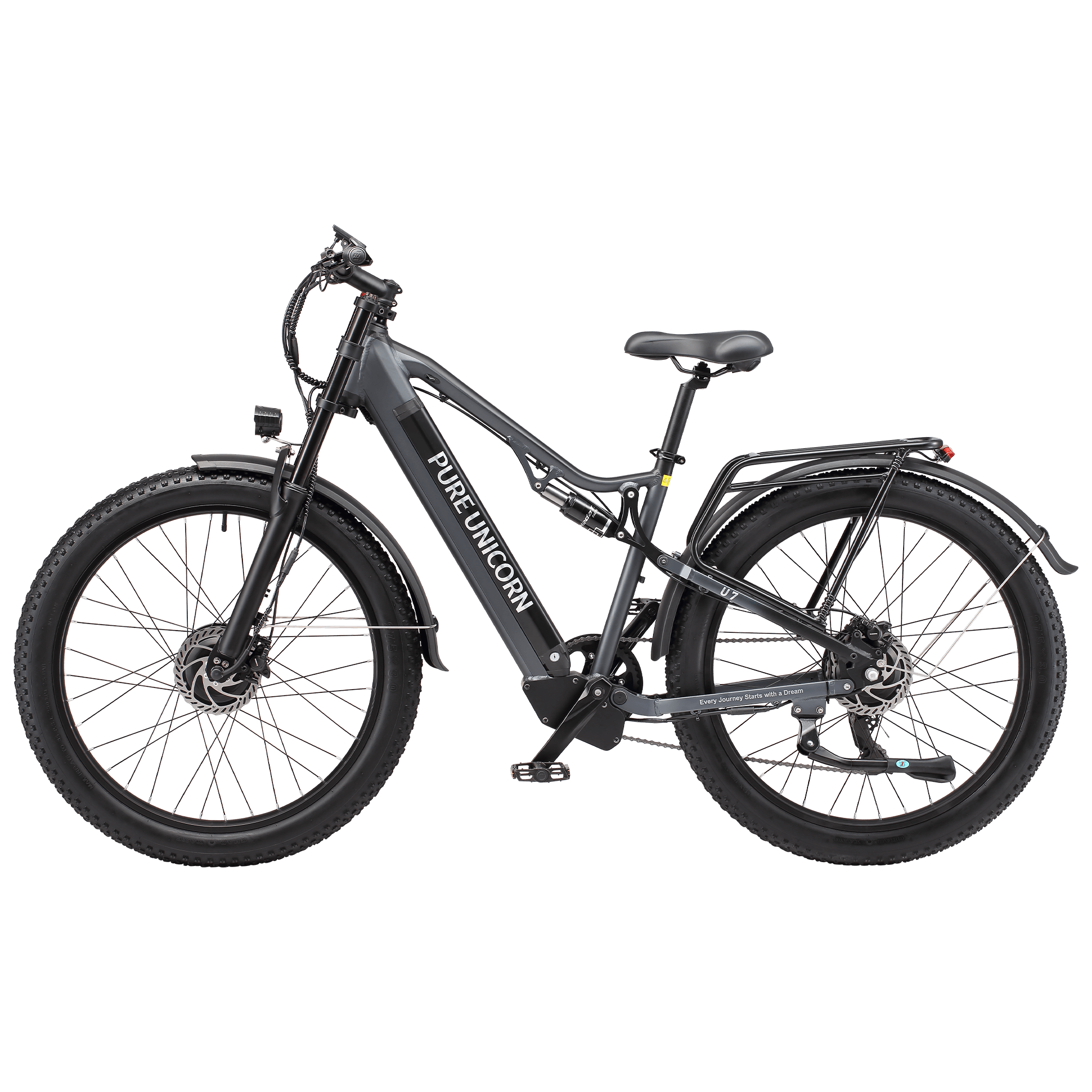 PURE UNICORN U7 48V 2000W 19.2Ah Dual Motor Electric Bike