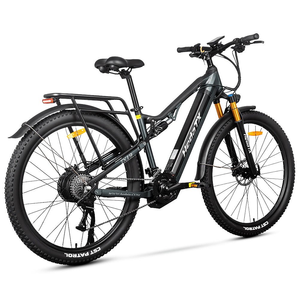 HedaTX TX19 29” 48V 19.2Ah 1000W Electric Bike with Rear Rack