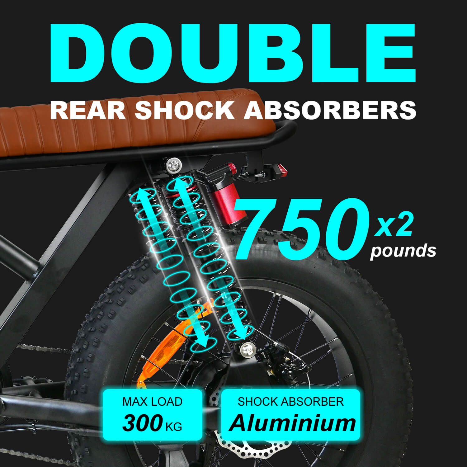 VOLTCYCLE M3 48V 750W 18.2Ah Electric Bike