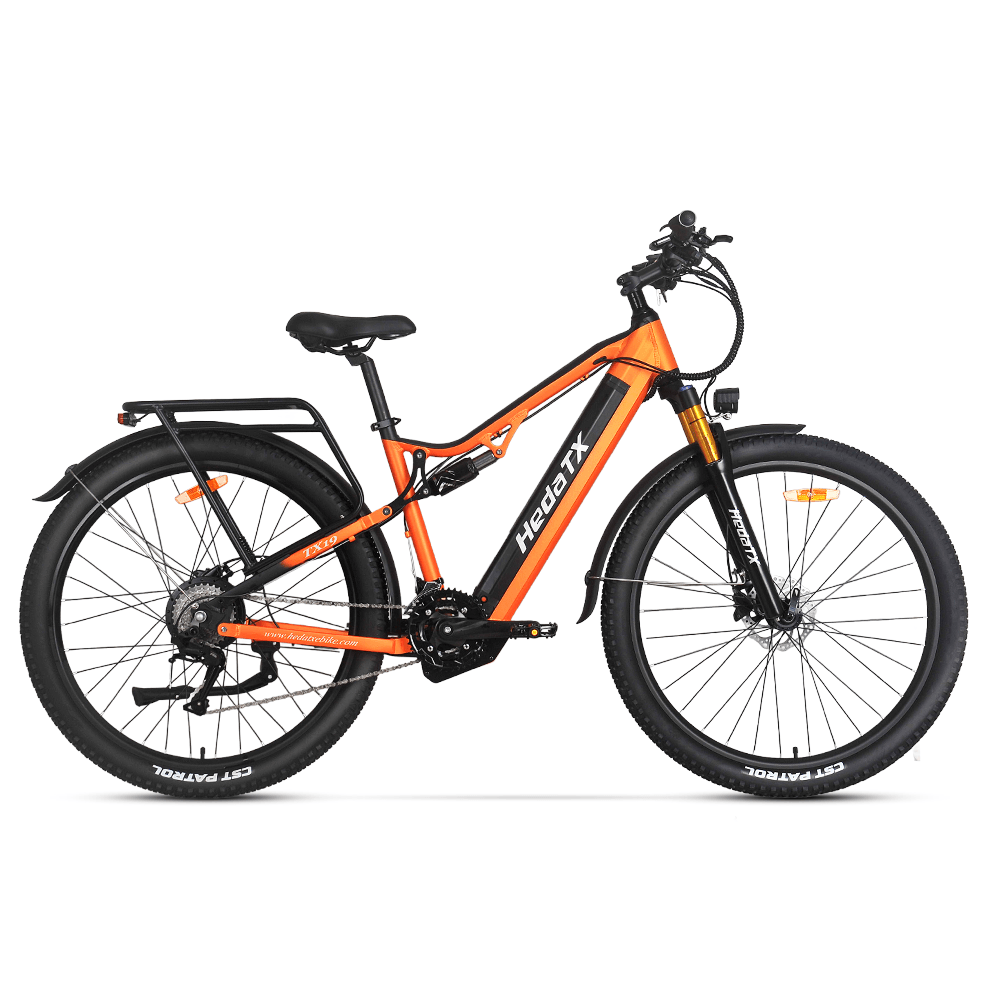 HedaTX TX19 29” 48V 19.2Ah 1000W Electric Bike with Rear Rack