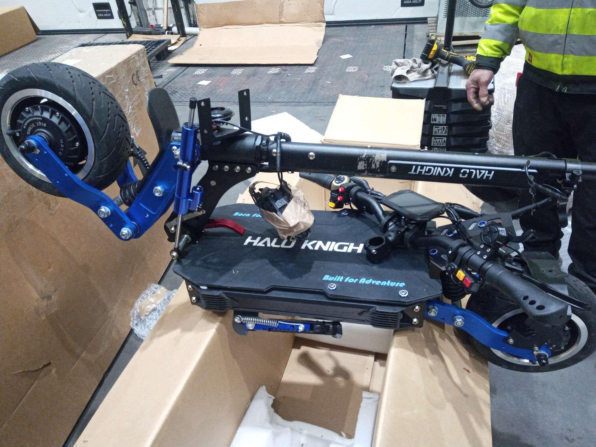 HALO KNIGHT T108Pro 60V 6000W 38.4Ah Dual Motor Electric Scooter- Official Demo Unit · Certified & Fully Tested