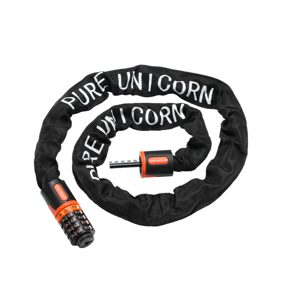 Cadeado de corrente de bicicleta resistente PURE UNICORN para e-bike & Segurança de scooter