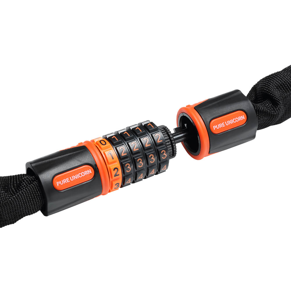 Cadeado de corrente de bicicleta resistente PURE UNICORN para e-bike & Segurança de scooter
