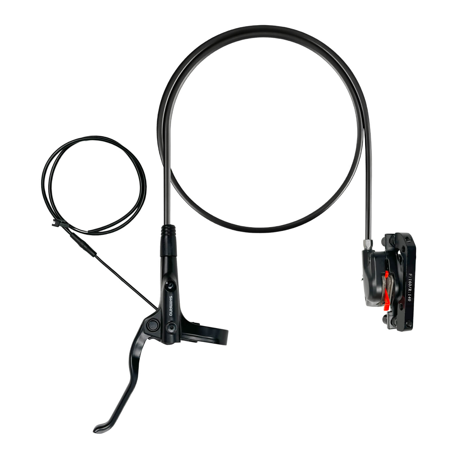 Hydraulic Brake Upgrade Kit for HALO KNIGHT H02 Electric Bike – Front & Rear Set