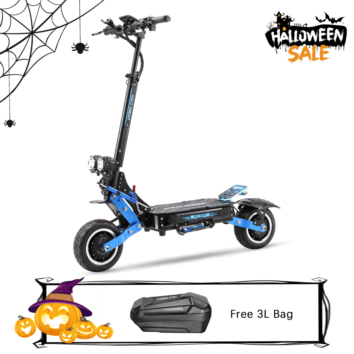 HALO KNIGHT T108Pro 60V 6000W 38,4Ah Elektroroller mit zwei Motoren