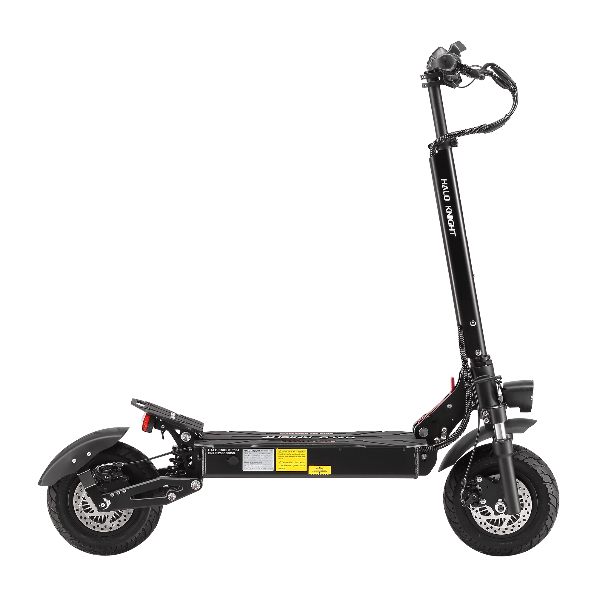Halo Knight T104 52V 2400W 21AH Scooter elétrico de motor duplo (versão atualizada)