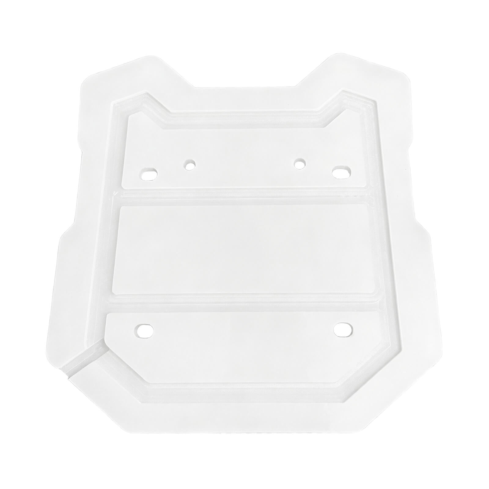 Placa de reposapiés trasera de acrílico para HALO KNIGHT T107Pro (solo modelos anteriores a 2025)