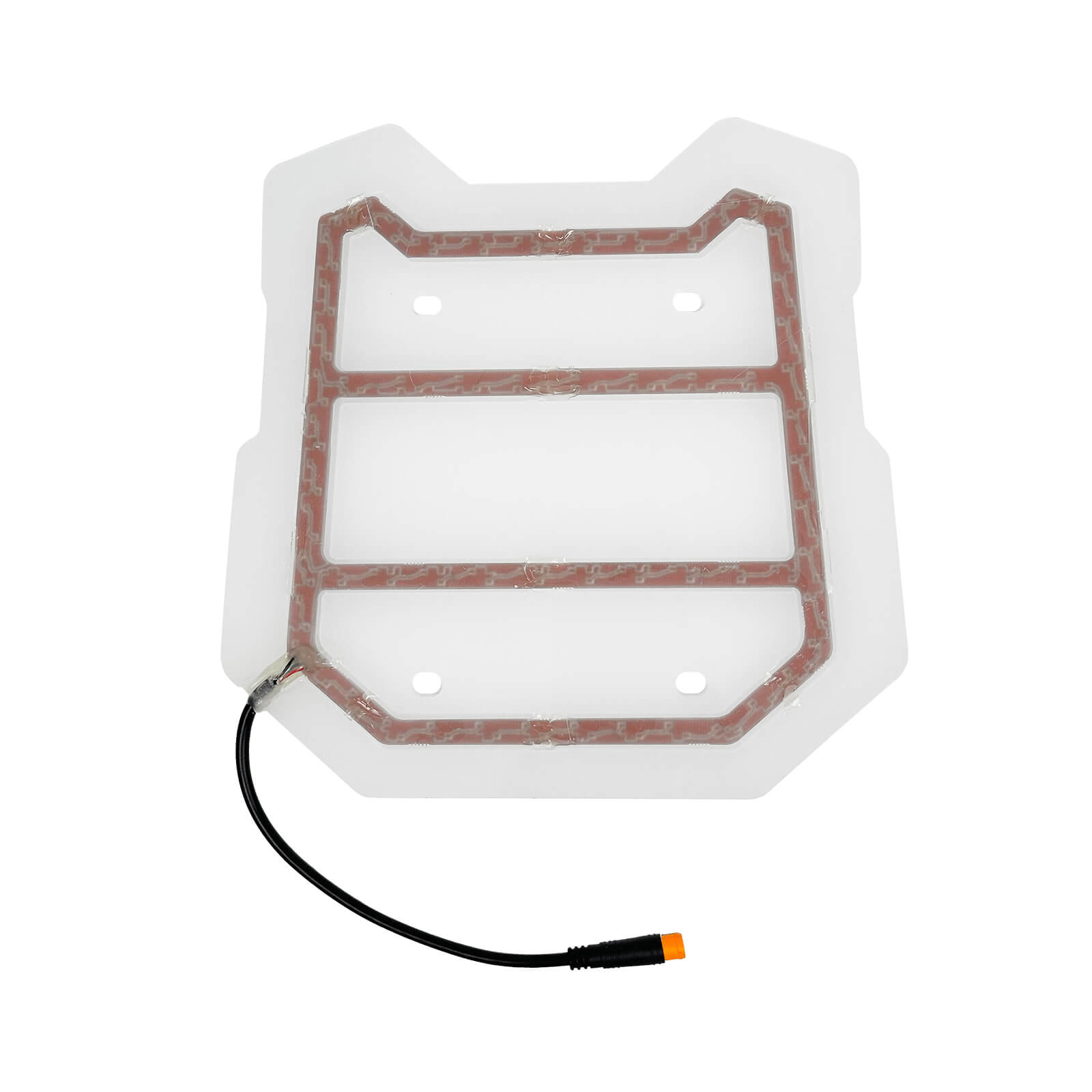 Acrylic Rear Footrest Plate with Light Strip for HALO KNIGHT T107Pro