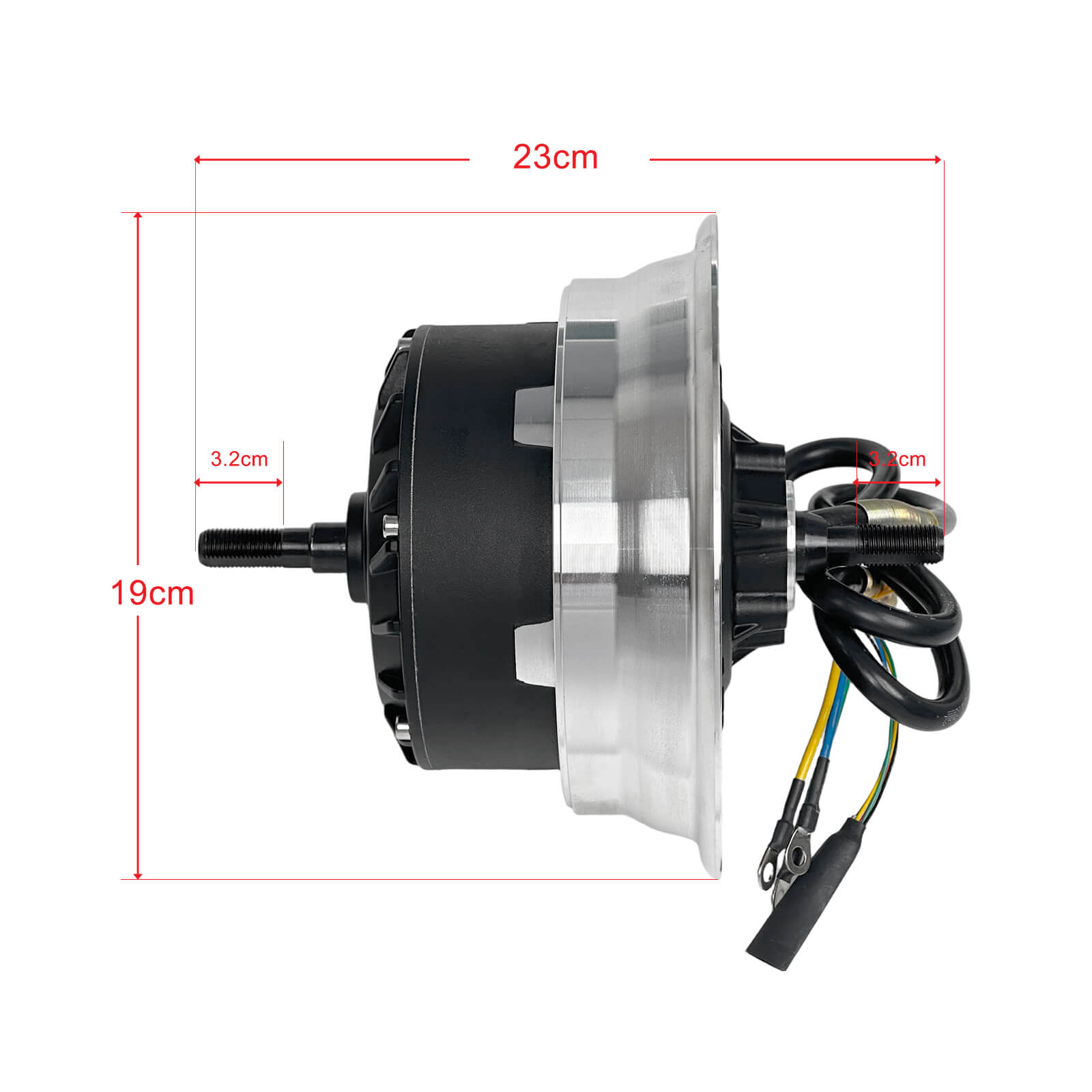 HALO KNIGHT Motor sin escobillas de 60 V y 3000 W para patinete eléctrico T107Pro/T108Pro
