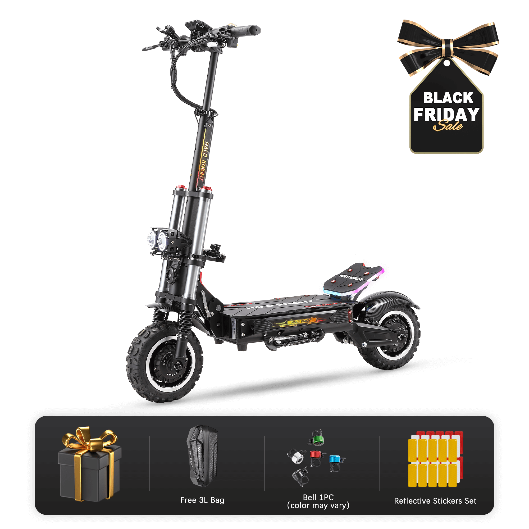 HALO KNIGHT T107Pro 60V 6000W 38,4Ah skuter elektryczny z dwoma silnikami