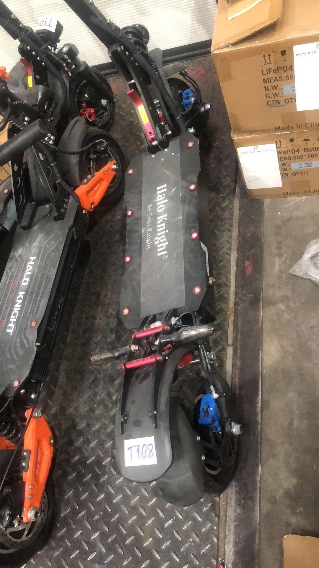 HALO KNIGHT T108 52V 2400W 28.8Ah Dual Motor Electric Scooter- Official Demo Unit · Certified & Fully Tested