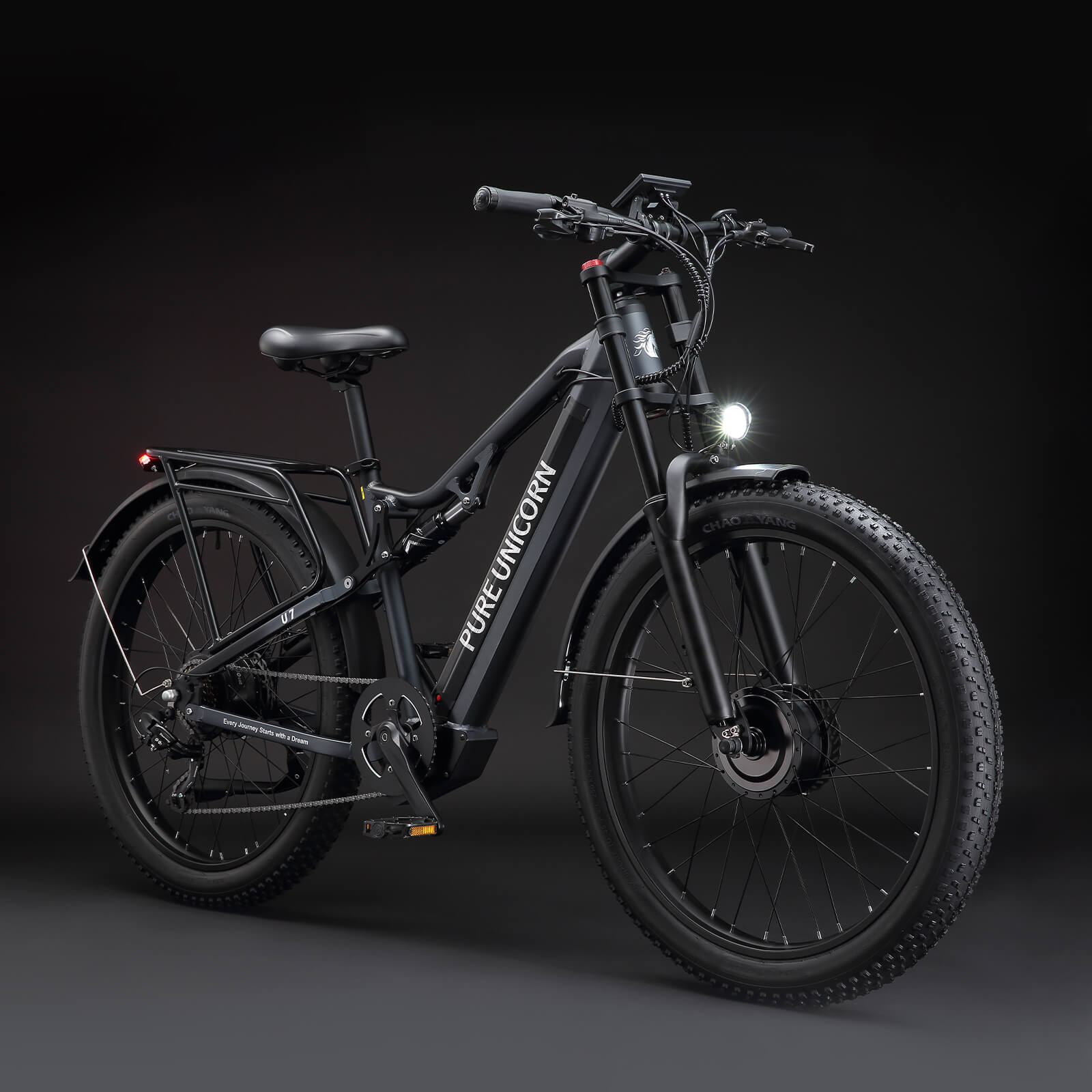 Pure Unicorn U7 48V 2000W 19.2AH bicicleta eléctrica de motor dual
