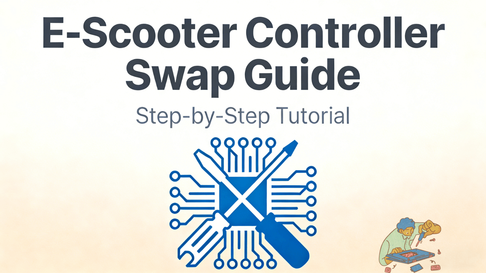 How to Swap Electric Scooter Controllers to Identify Motor or Controller Faults
