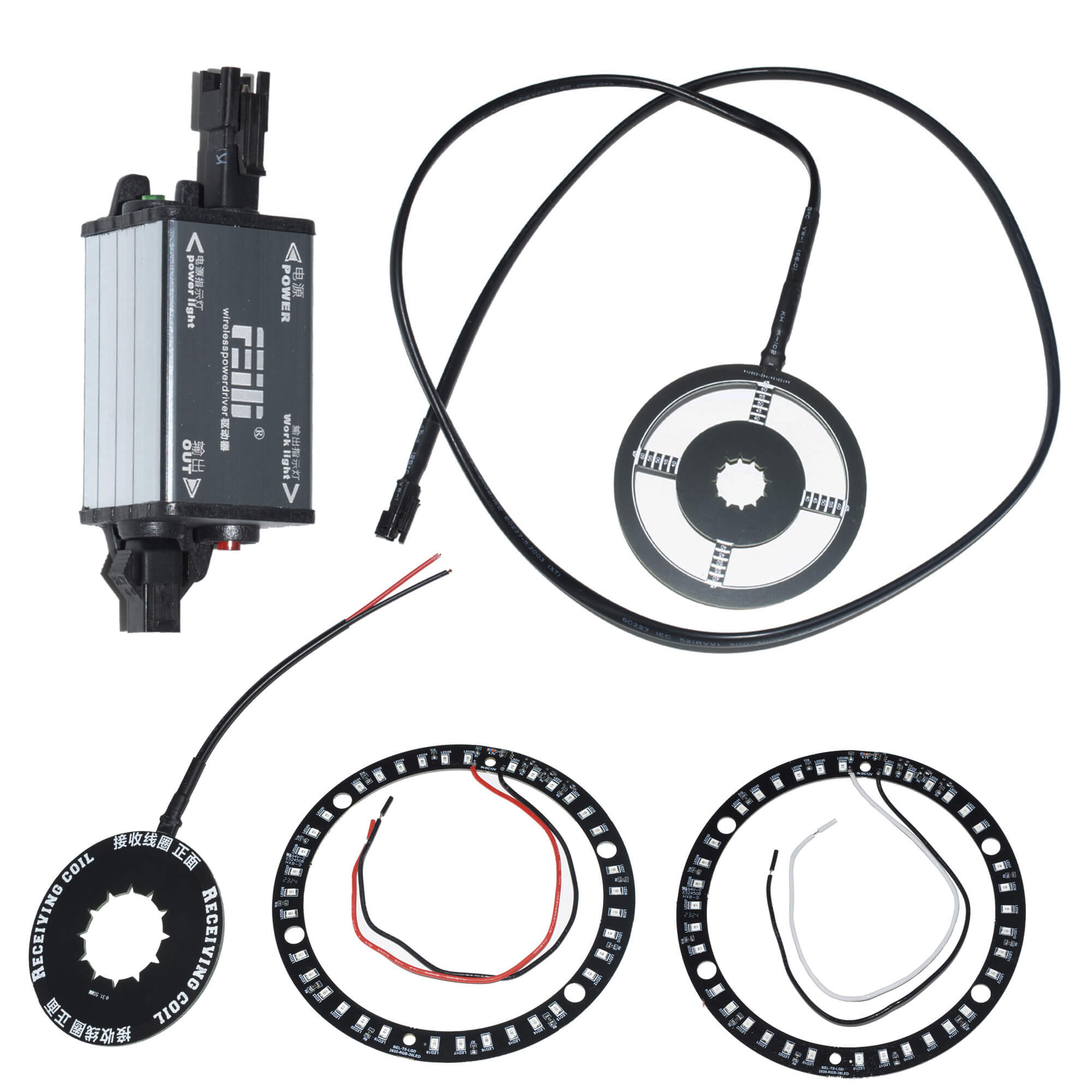 Wheel Hub LED Light for HALO KNIGHT T107Max(Pre-2025 Version Only)