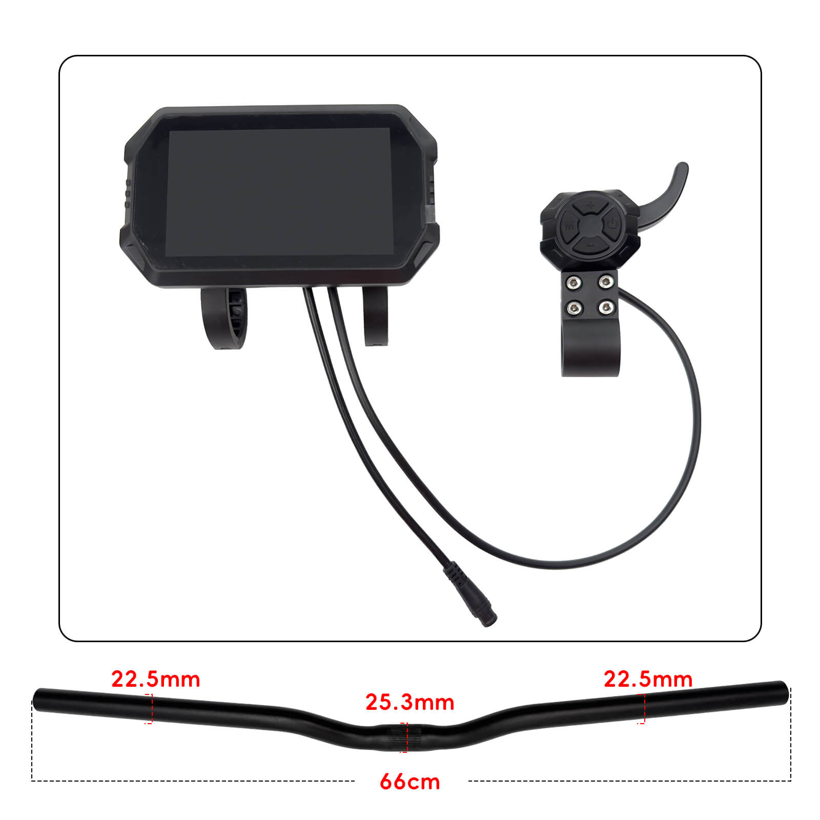 Handlebar + LCD Dashboard Kit