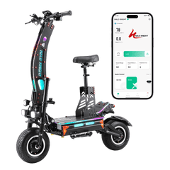 Halo Knight T107Max 72V 8000W 50AH Scooter eléctrico de motor dual