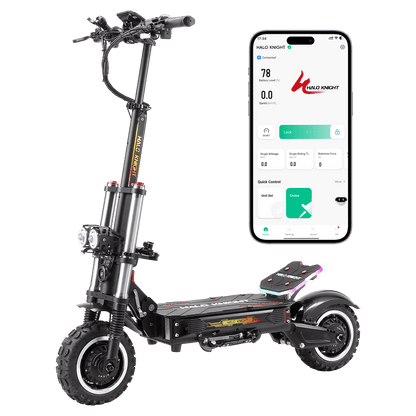 HALO KNIGHT T107Pro 60V 6000W 38.4Ah Dual Motor Electric Scooter (US Version)