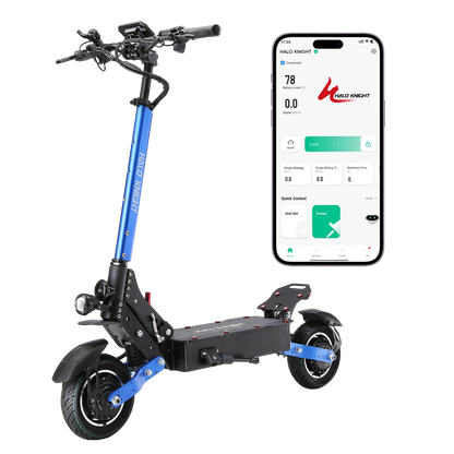 Halo Knight T108 52V 2000W 28.8AH Scooter eléctrico de motor dual