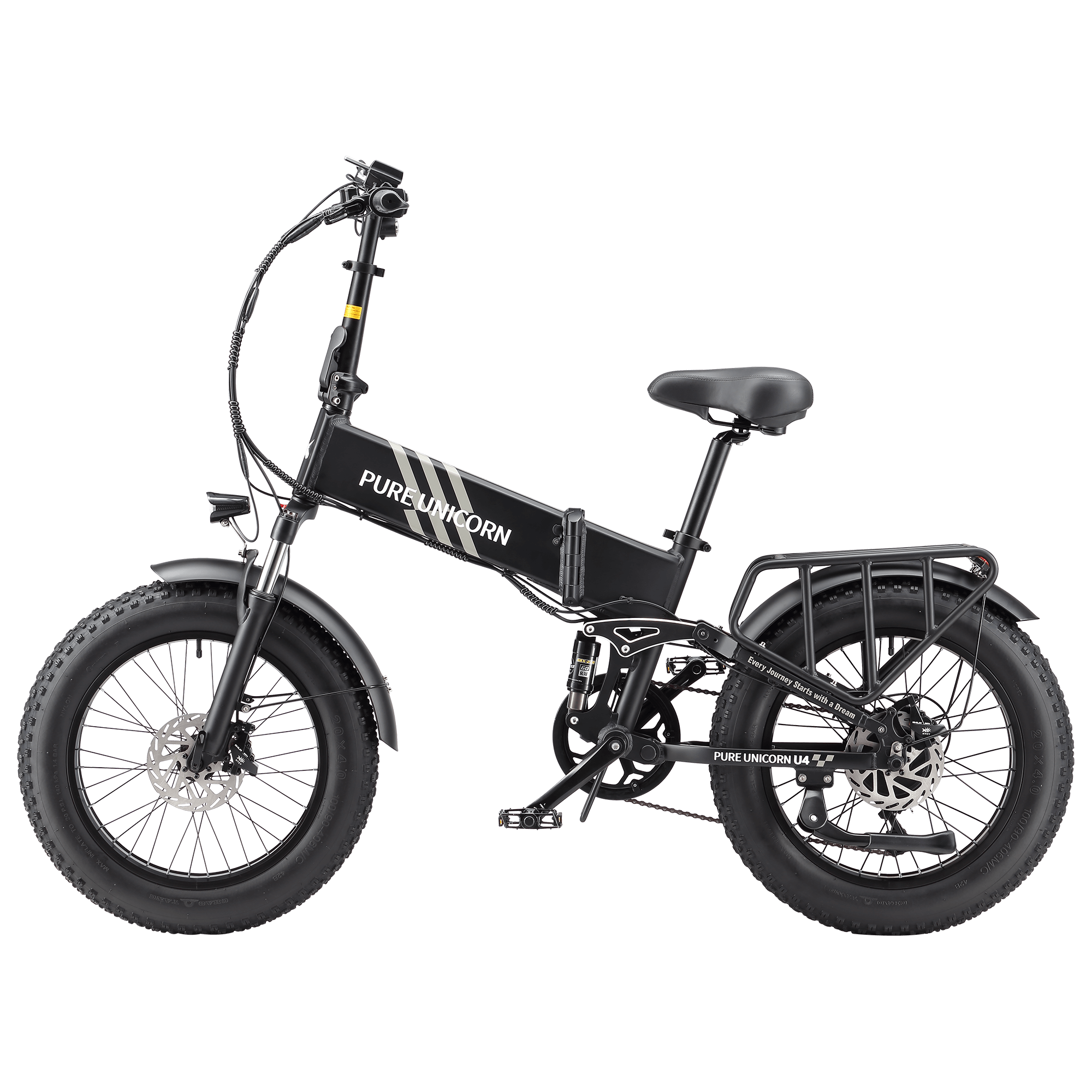 Pure Unicorn U4 48V 1000W 15Ah Bike eléctrico - Juego de regalos gratuitos limitados