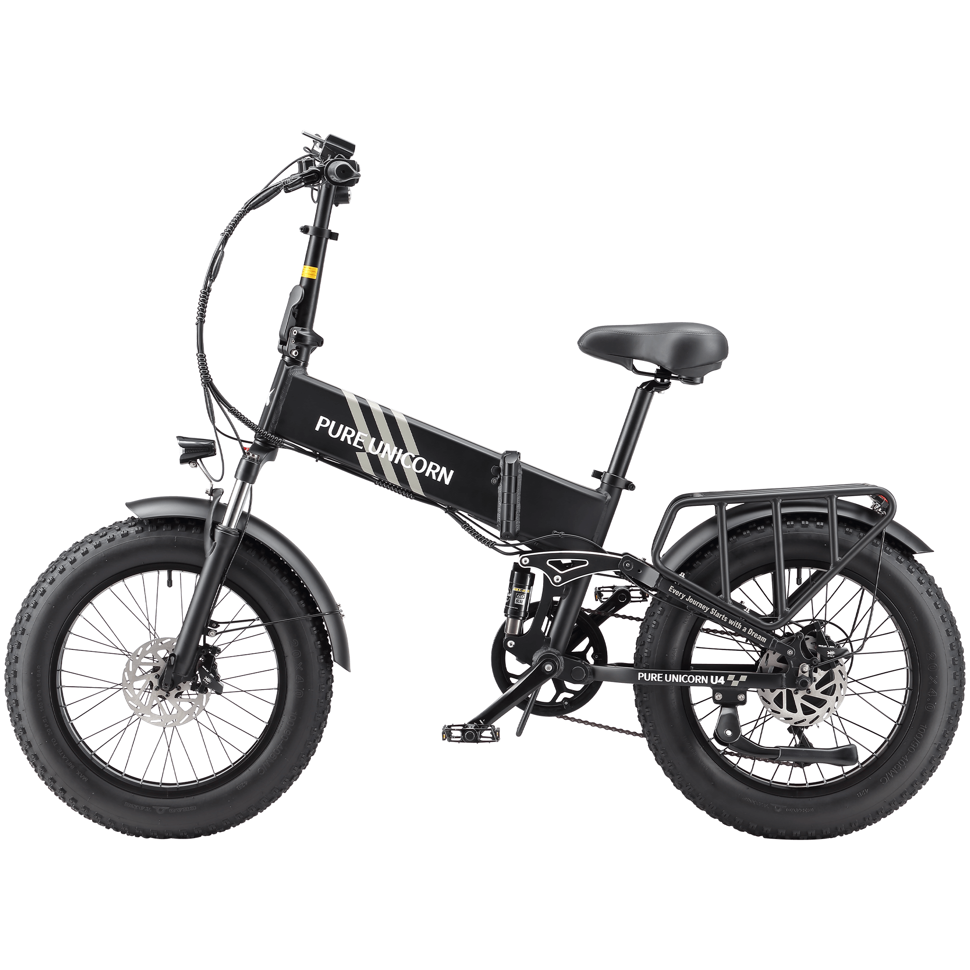Pure Unicorn U4 48V 1000W 15 AH Electric Bike - Set regalo gratuito limitato