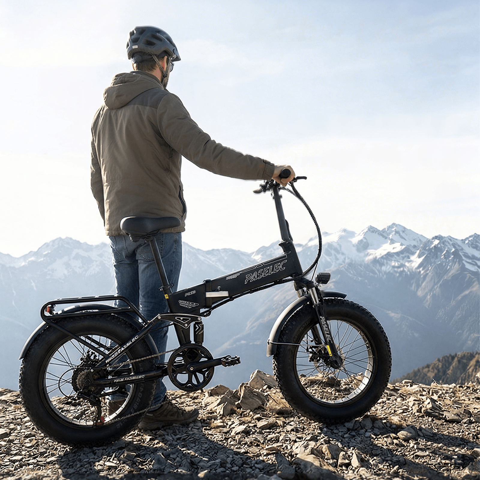 PASELEC PX6 48V 1000W 13Ah Foldable Fat Tire Electric Bike