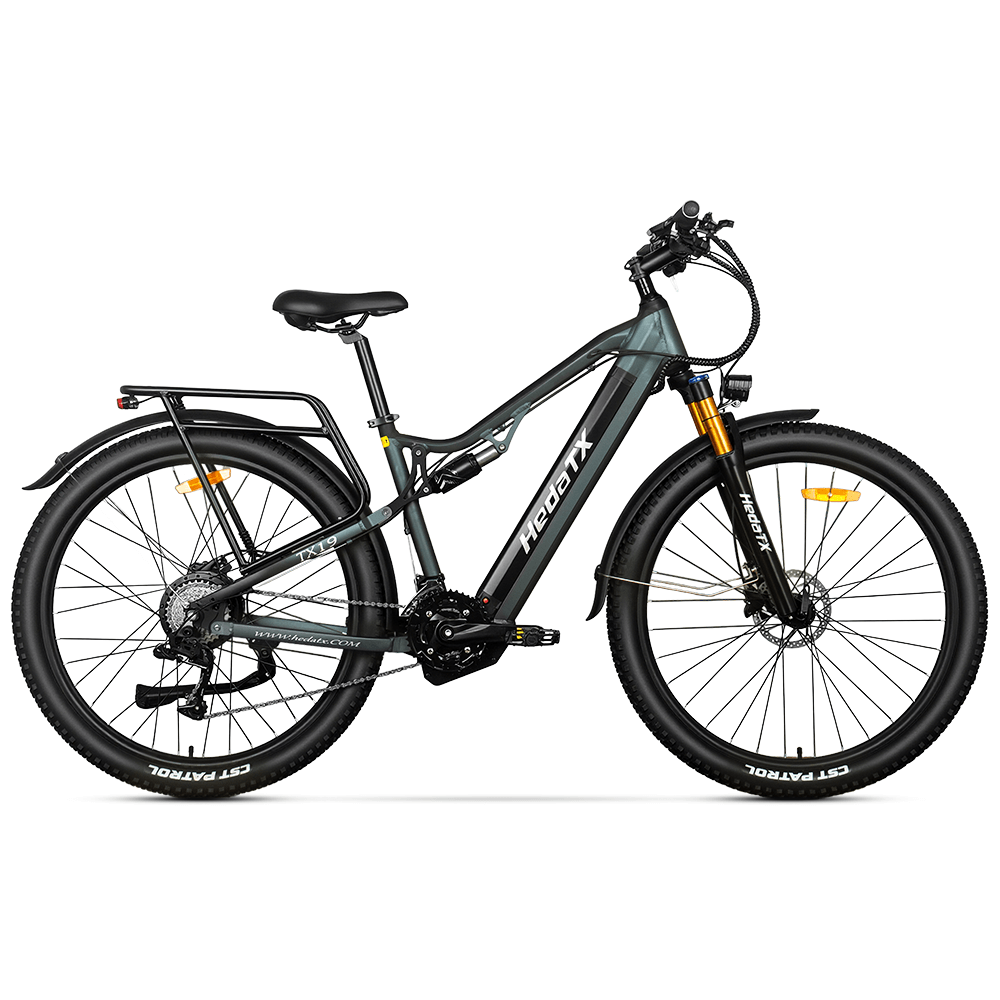 HedaTX TX19 29” 48V 19.2Ah 1000W Electric Bike with Rear Rack