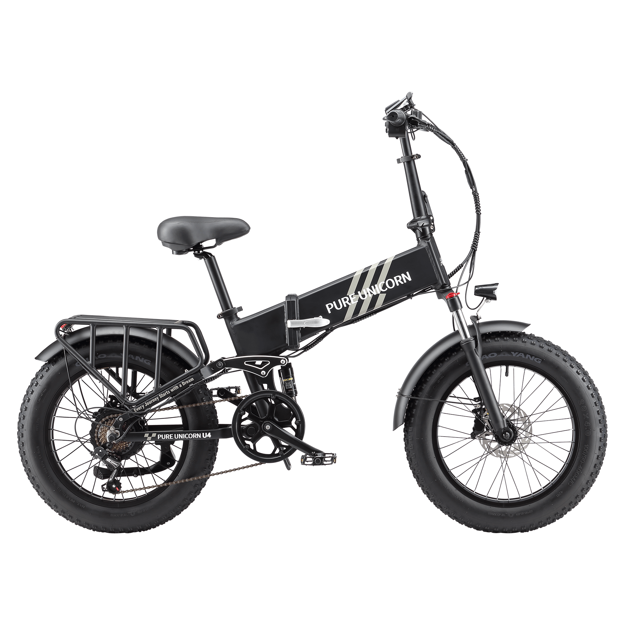 Pure Unicorn U4 48V 1000W 15Ah Bike eléctrico - Juego de regalos gratuitos limitados
