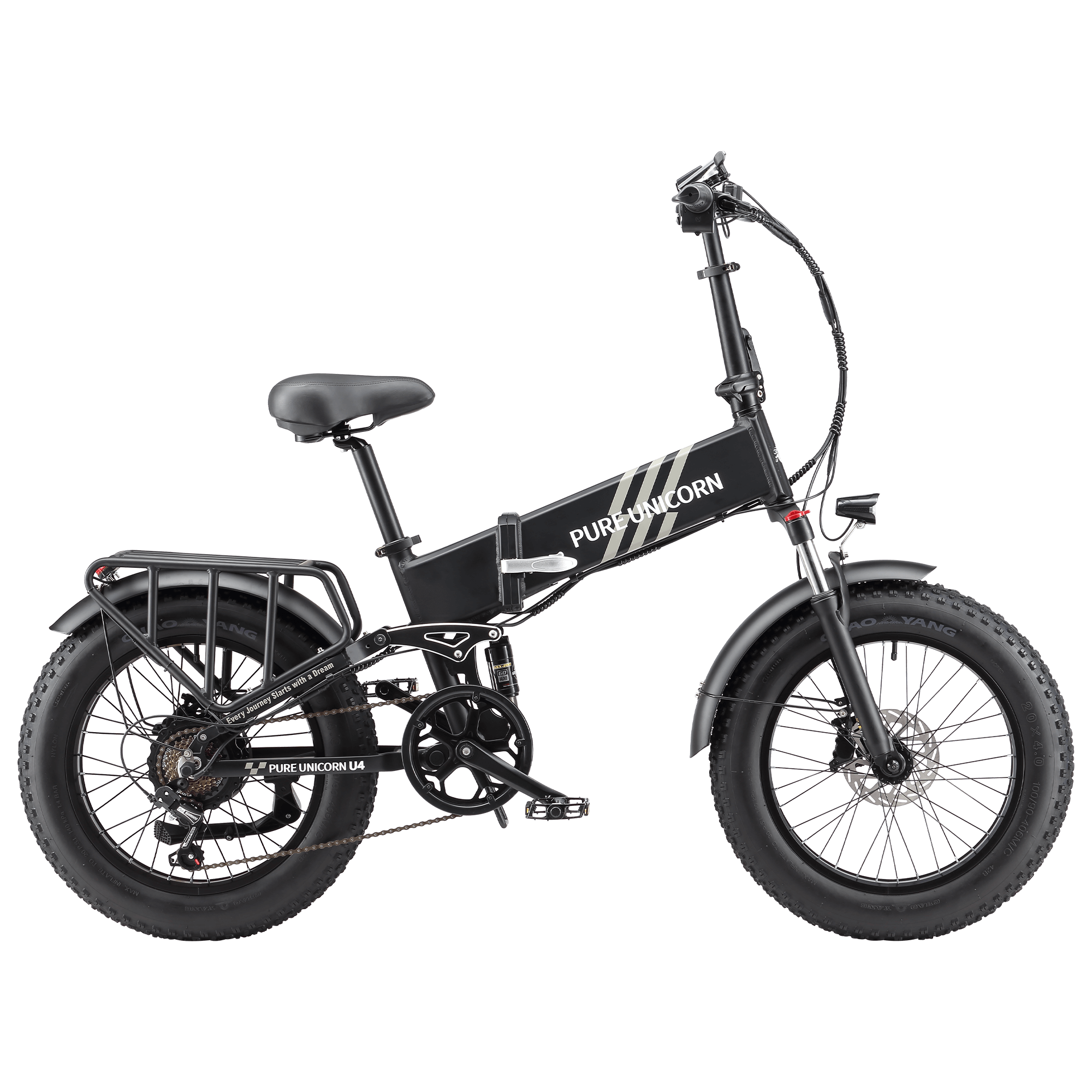 Pure Unicorn U4 48V 1000W 15 AH Electric Bike - Set regalo gratuito limitato