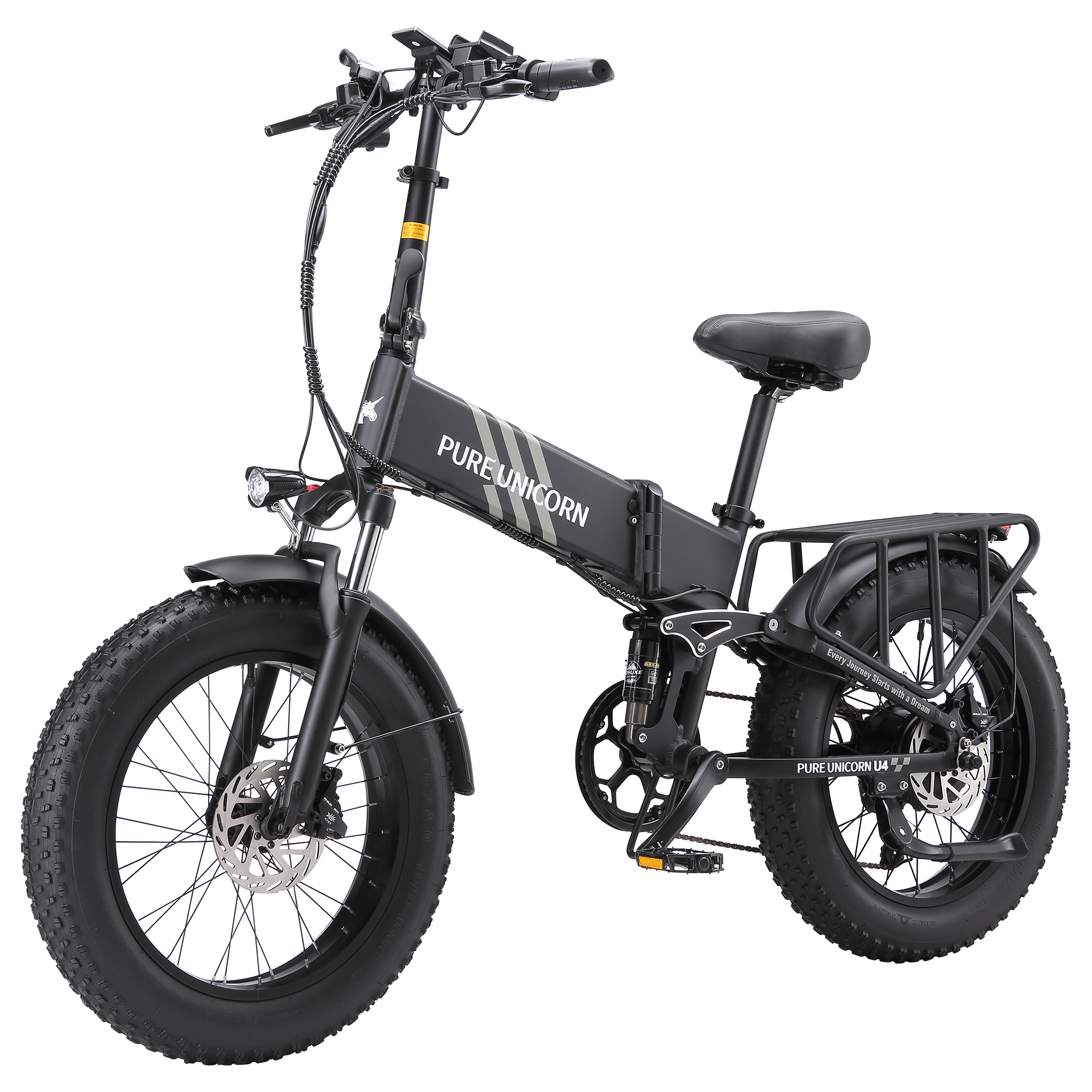 Pure Unicorn U4 48V 1000W 15 AH Electric Bike - Set regalo gratuito limitato