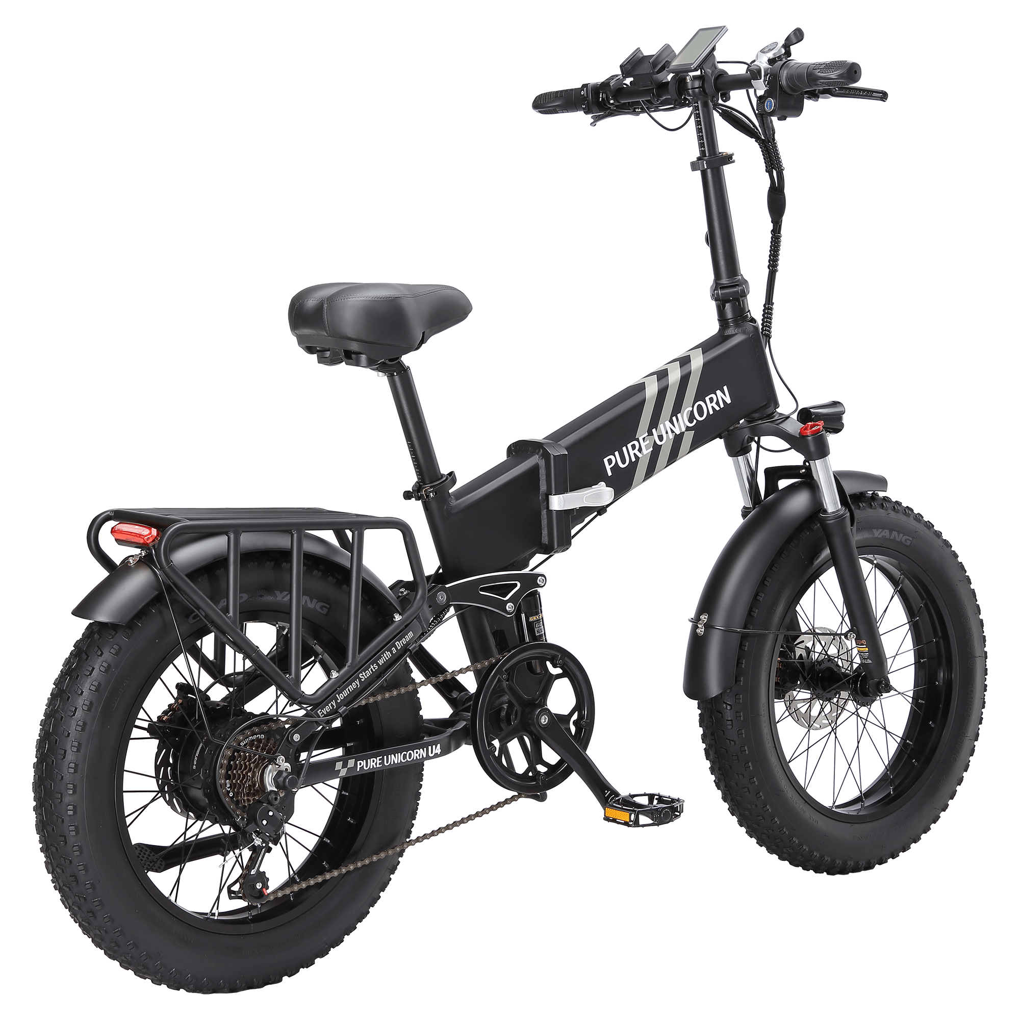 Pure Unicorn U4 48V 1000W 15Ah Bike eléctrico - Juego de regalos gratuitos limitados