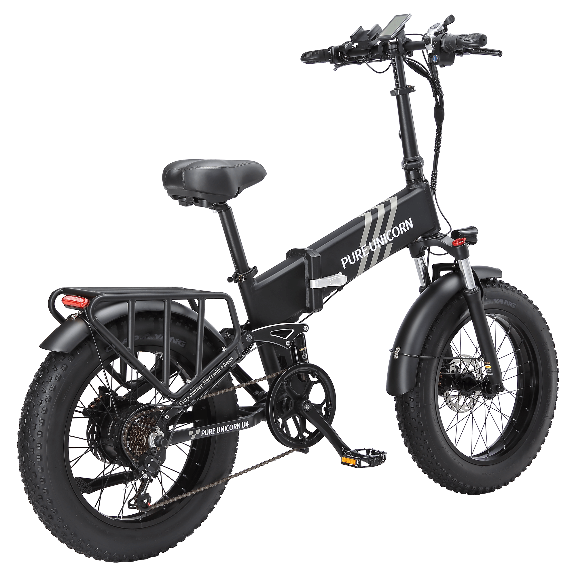 Pure Unicorn U4 48V 1000W 15 AH Electric Bike - Set regalo gratuito limitato