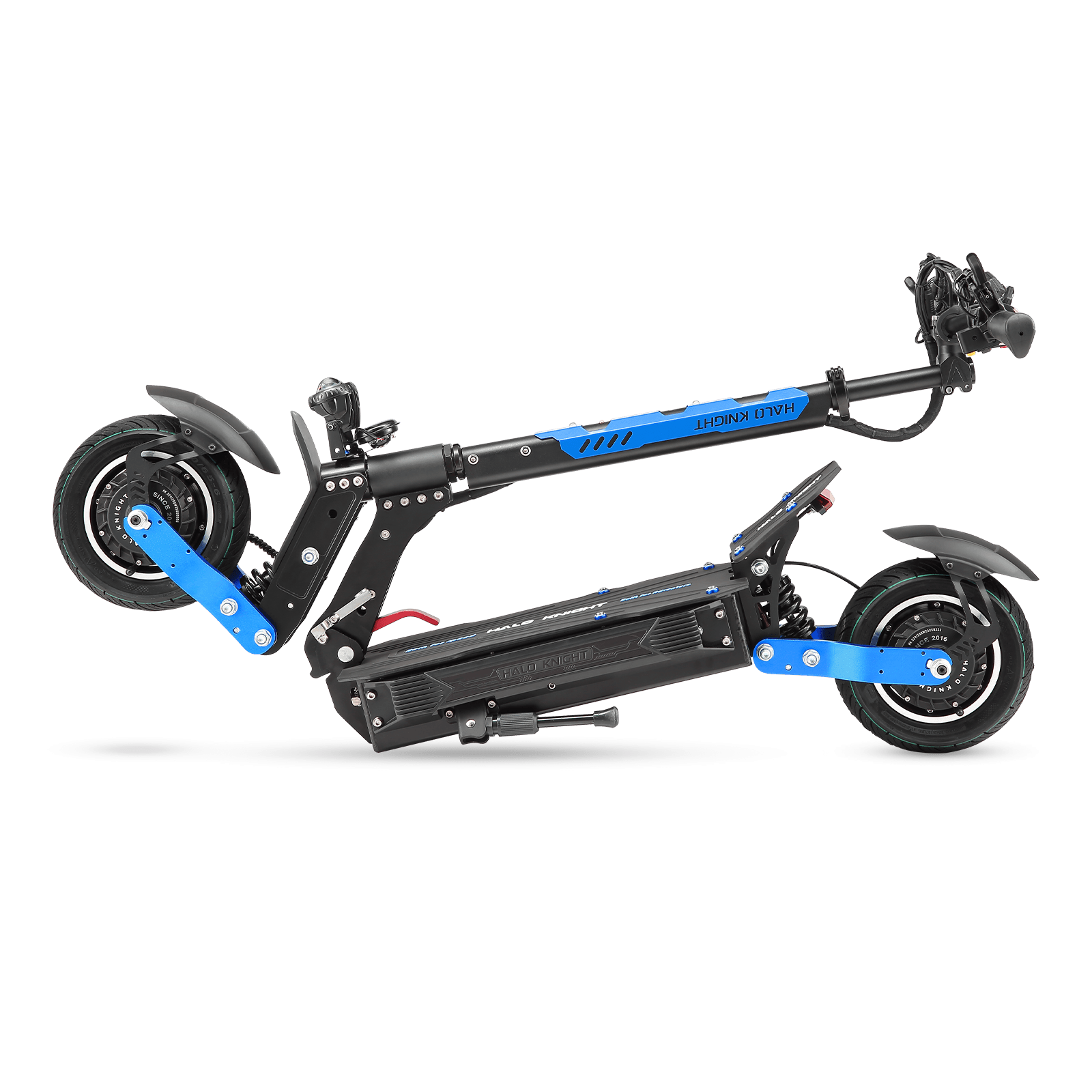 Patinete eléctrico de doble motor HALO KNIGHT T108 de 52 V, 2400 W y 28,8 Ah