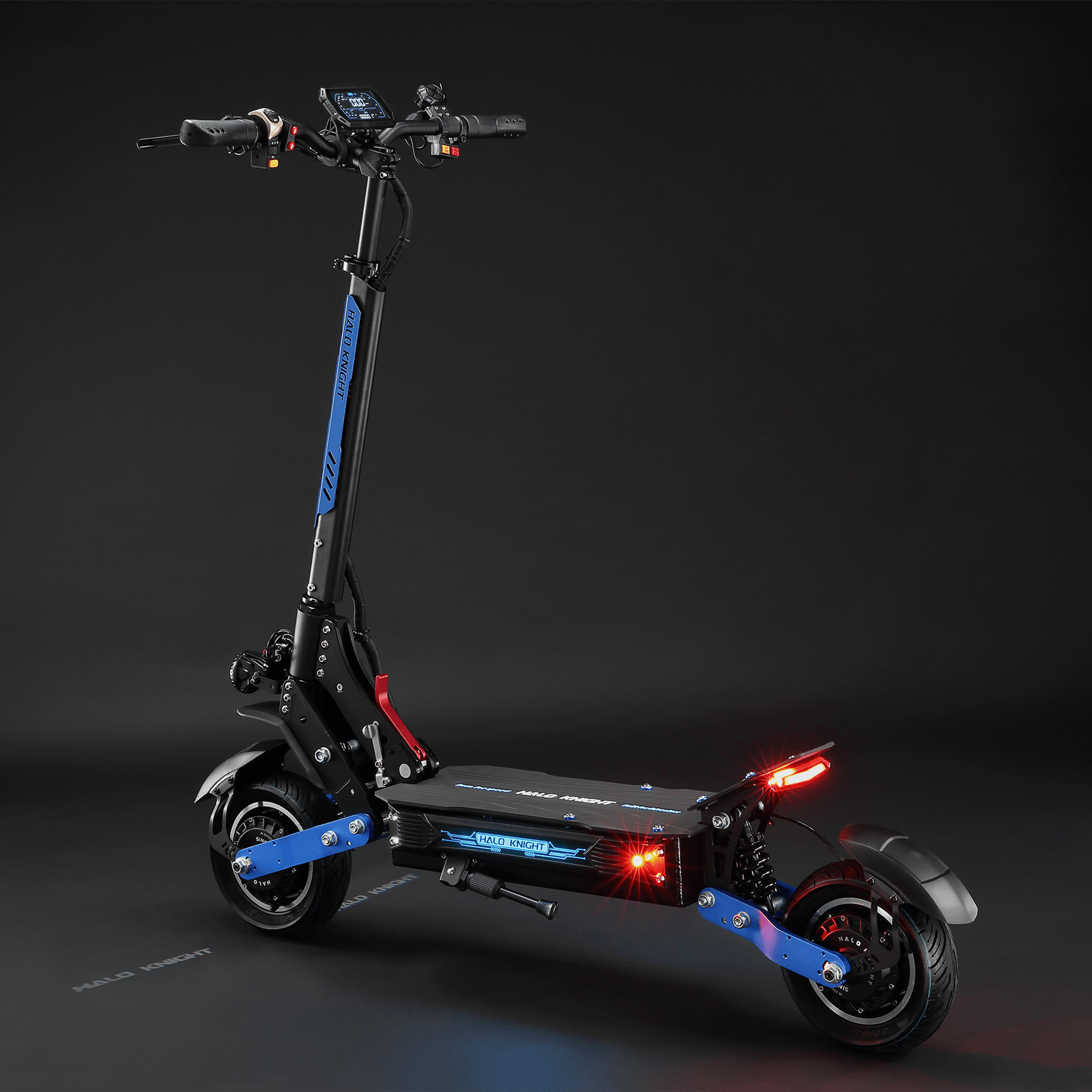 Patinete eléctrico de doble motor HALO KNIGHT T108 de 52 V, 2400 W y 28,8 Ah