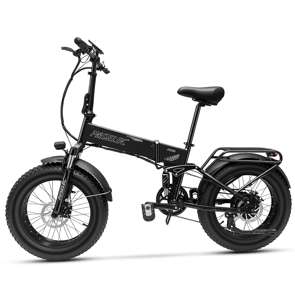PASELEC PX6 48V 1000W 13Ah Foldable Fat Tire Electric Bike