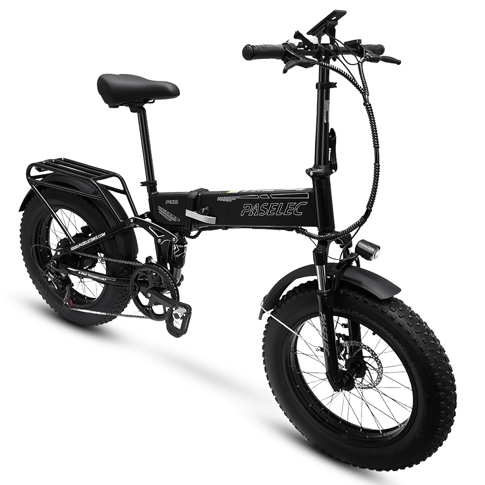 PASELEC PX6 48V 1000W 13Ah Foldable Fat Tire Electric Bike
