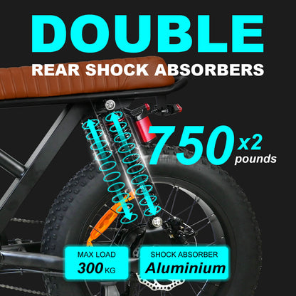 VOLTCYCLE M3 48V 750W 18.2Ah Electric Bike