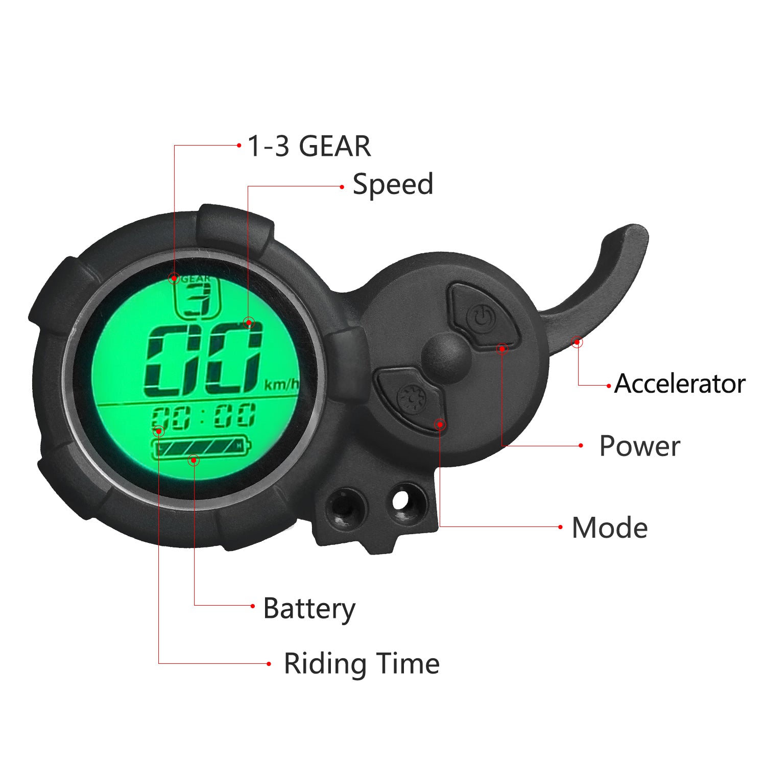 Pantalla LCD de medidor Panda para T104/ T108
