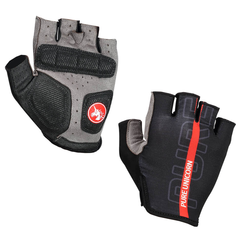 Guantes de ciclismo transpirables de medio dedo PURE UNICORN - Agarre antideslizante para bicicletas eléctricas y patinetes & Motociclistas