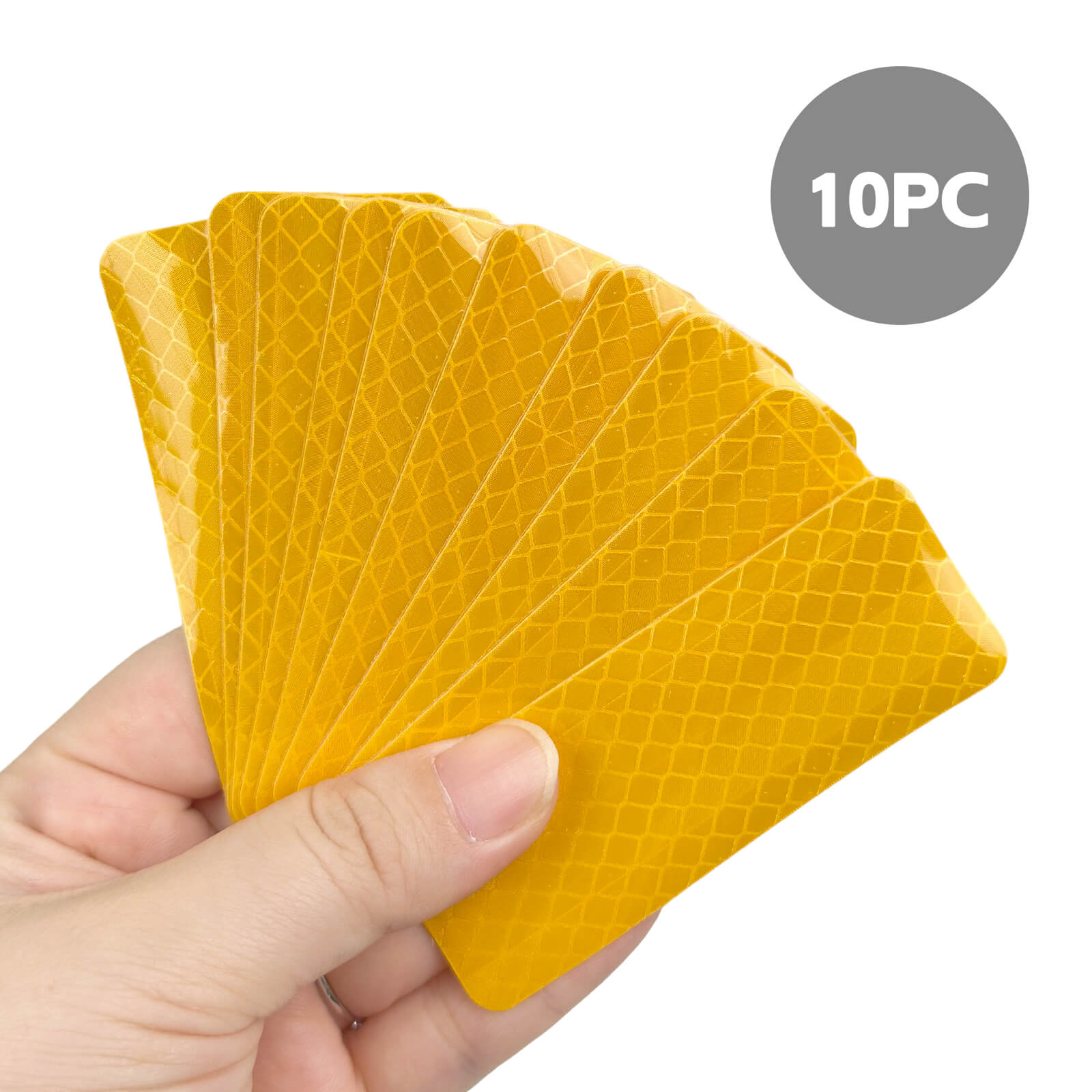 Removable Scooter Reflector Stickers – 10pcs for Night Safety