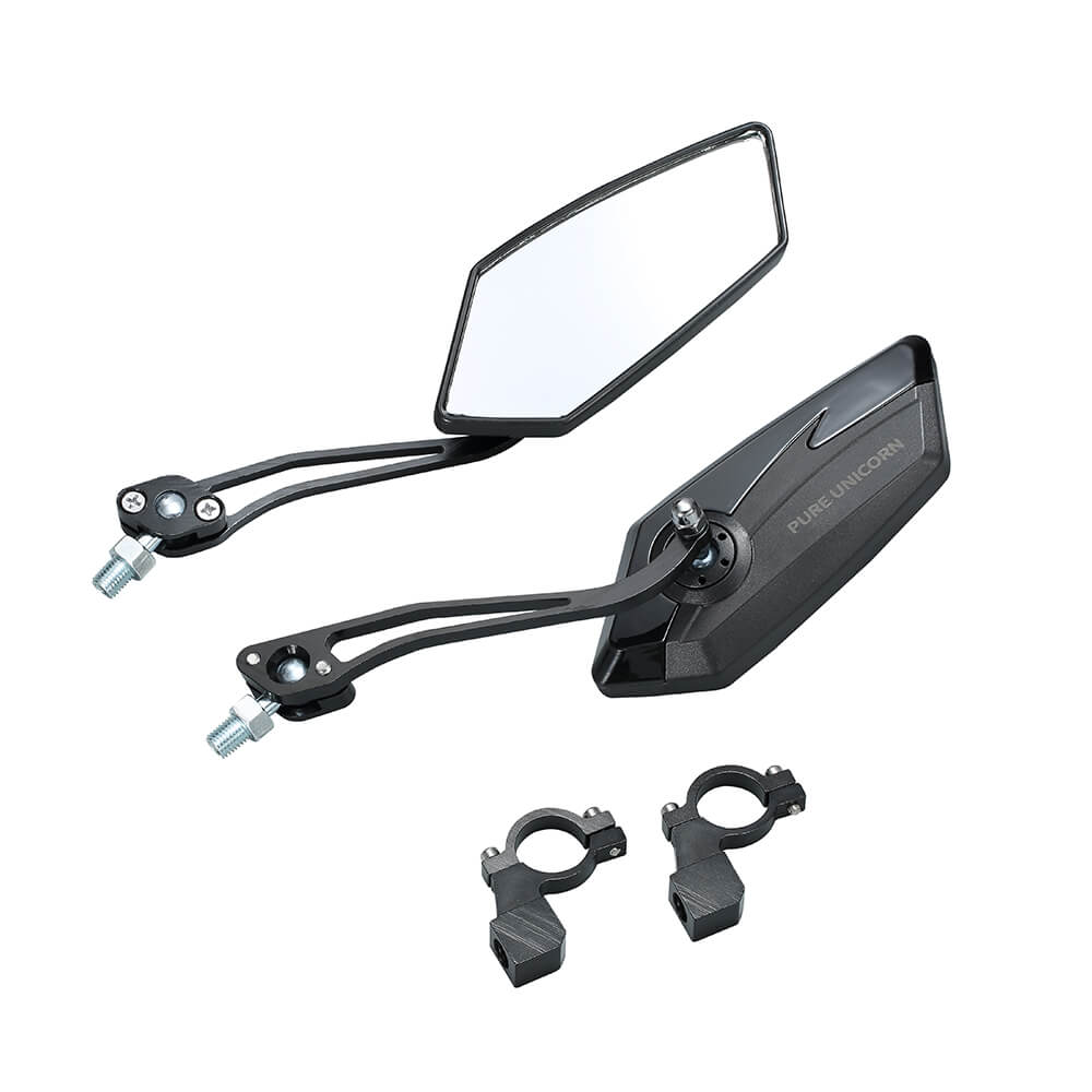 Adjustable Bike Rearview Mirror – Wide-Angle Handlebar Mirror for E-Bike, City Bike & MTB
