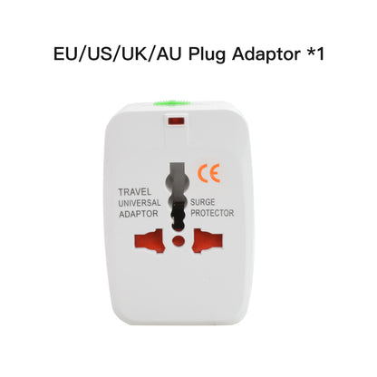 Adattatore di caricabatterie con tappi UE, USA, AU, Regno Unito