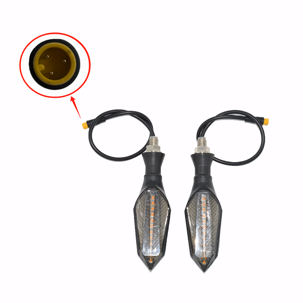 Sinal de giro traseiro 12V/60V para scooters Halo Knight