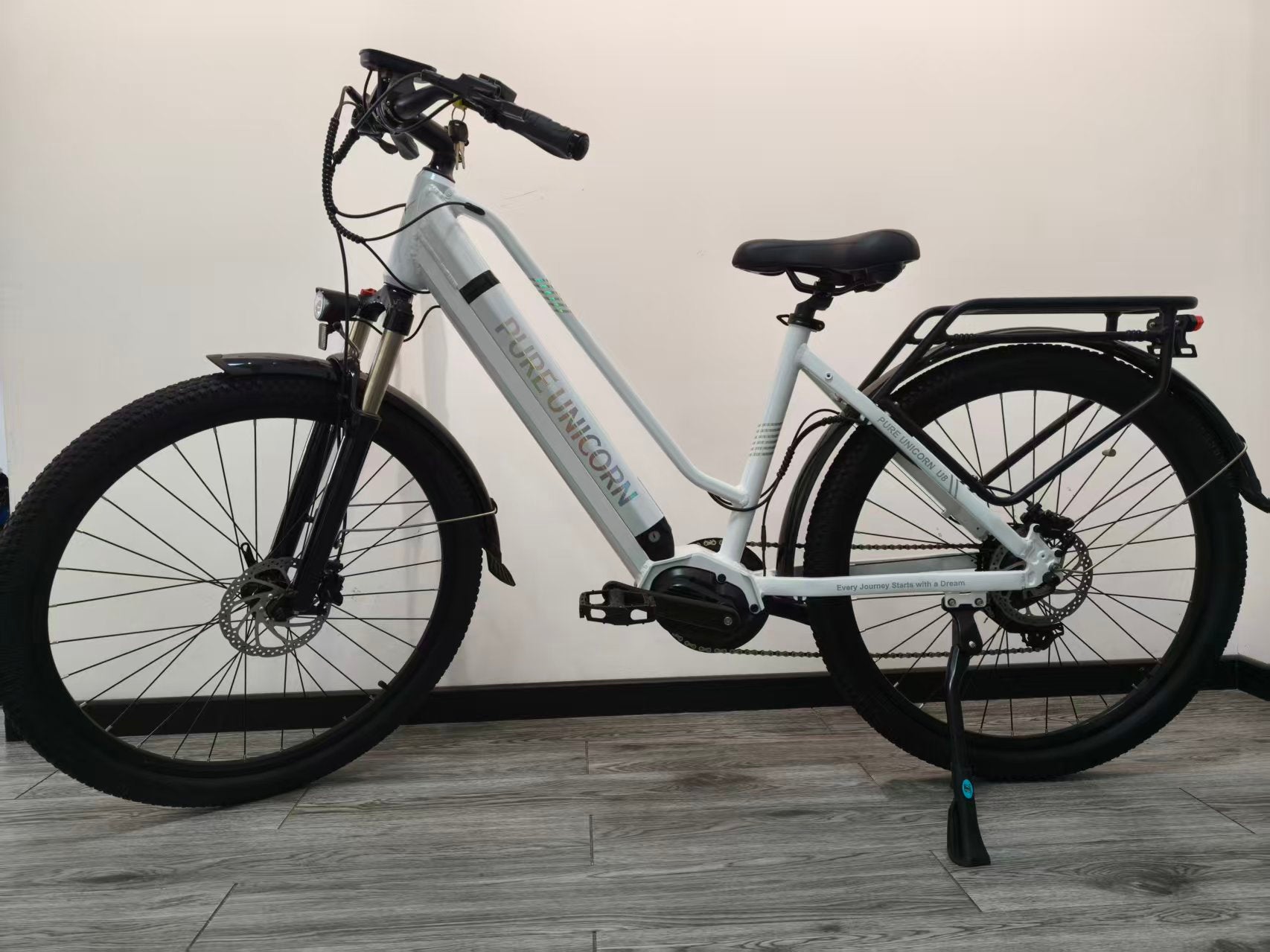 PURE UNICORN U8 48V 500W Mid-Drive Commuter E-Bike with Samsung Battery- Official Demo Unit · Certified & Fully Tested