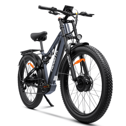 HedaTX TX29 27.5” Fat Tires 48V 2000W 19.2Ah Dual Motor Electric Bike