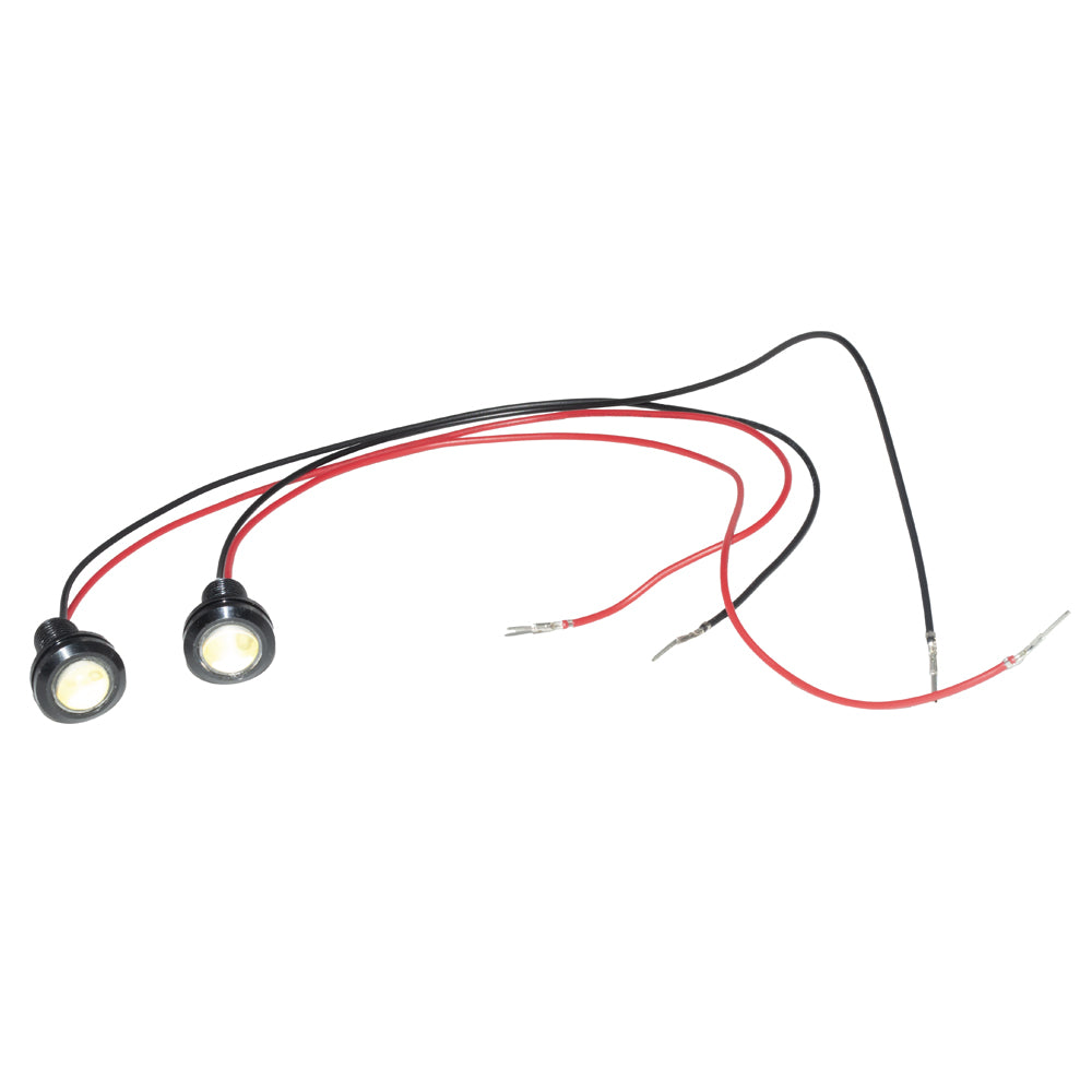 White and Red LED Lights Small Lamp Beads For HALO KNIGHT Scooters