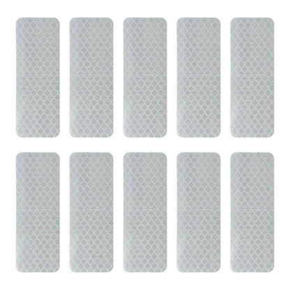 Adesivos de refletor de scooter removíveis - 10pcs para segurança noturna