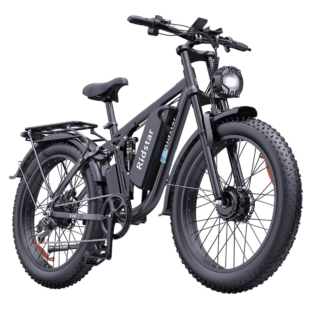 Ridstar E26PRO 48V 1000W 23AH Bike de doble motor de motor