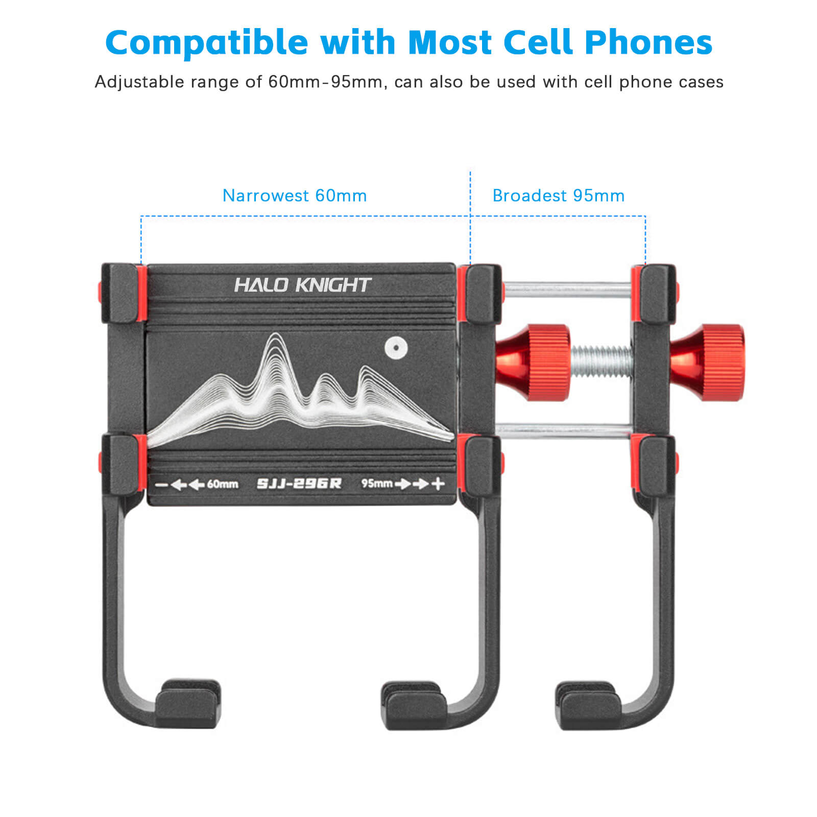 Suporte de telefone móvel para Halo Knight Ebikes/ Escooters